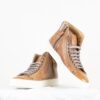 Men's high sneakers in leather - 44
