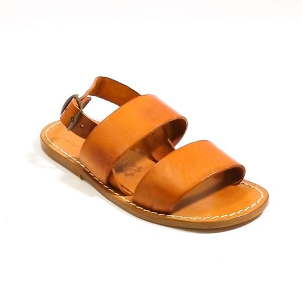 Sandal in Franciscan leather for man