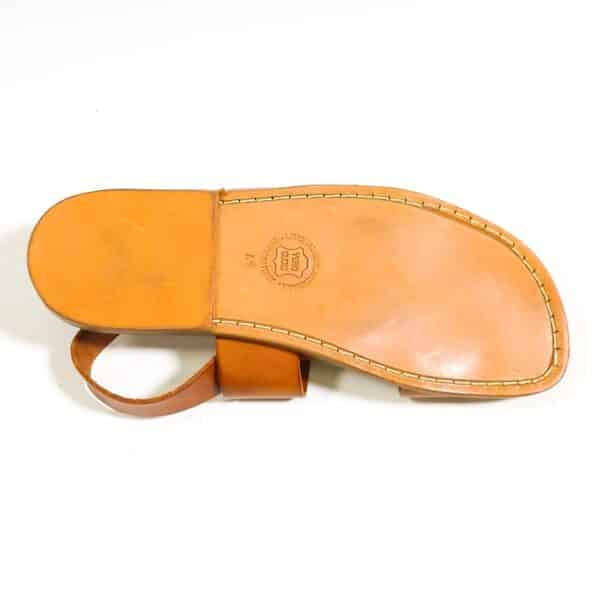 Sandal in Franciscan leather for man - Image 4