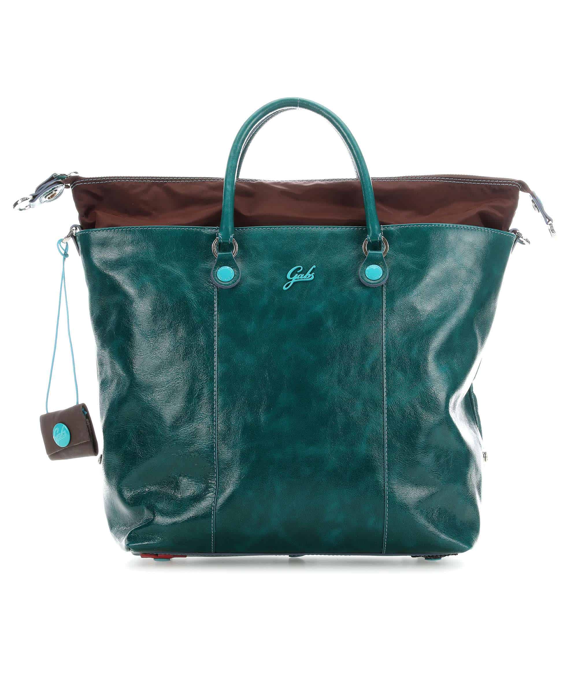 gabs basic gshop borsa shopper smeraldo g002260t2 p0085c3025 36 SME Pelletteria Allegrini