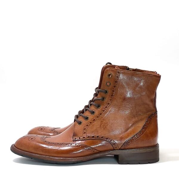 Men's ankle boot in leather - Image 2
