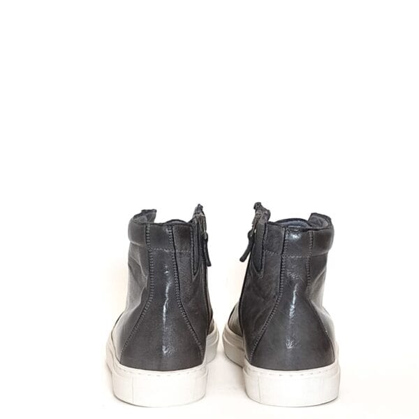 Men's high sneakers in leather - Image 3