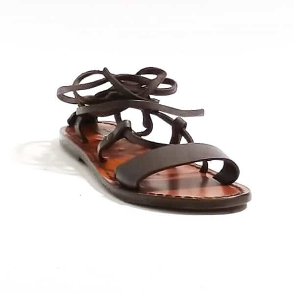 Gladiator leather sandals for women