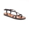 Women's leather thong sandal