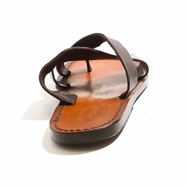 Men's leather thong slipper - Image 3