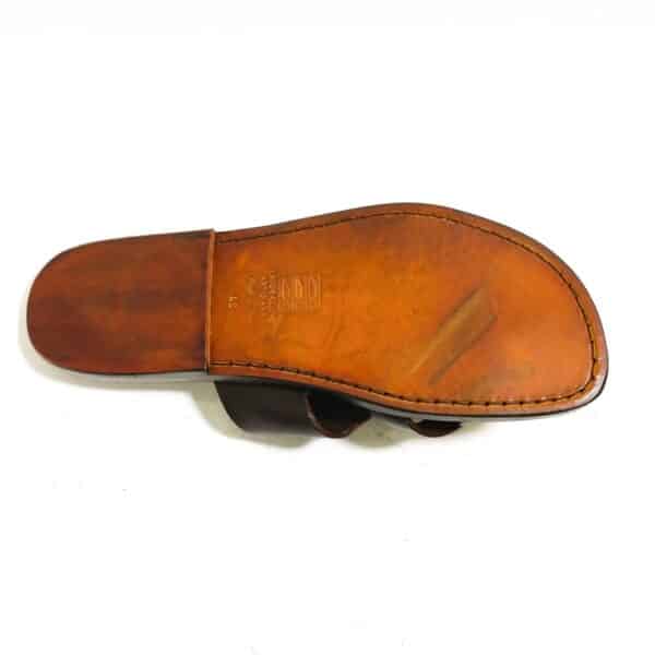Men's leather thong slipper - Image 4