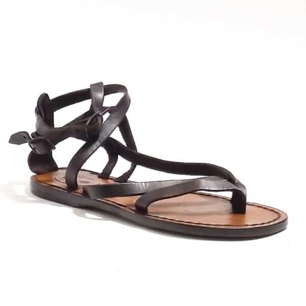 Woman slave leather sandal