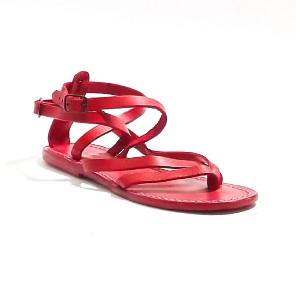 Woman slave leather sandal