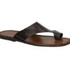Men's leather thong slipper - 41