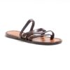 Women's leather thong slipper