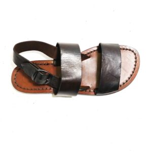 Sandal in Franciscan leather for women