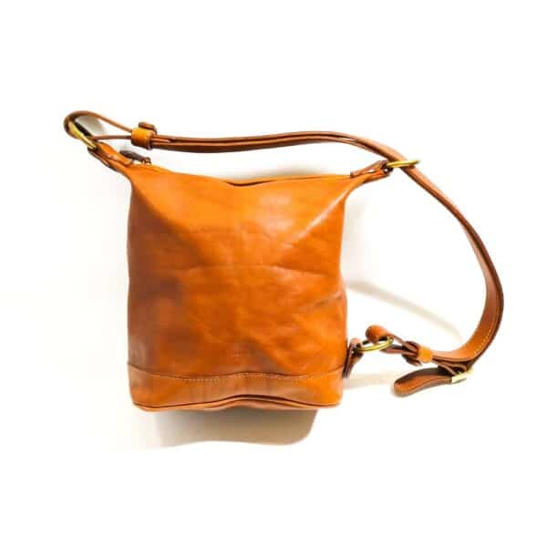 Leather bucket bag/ backpack I Medici