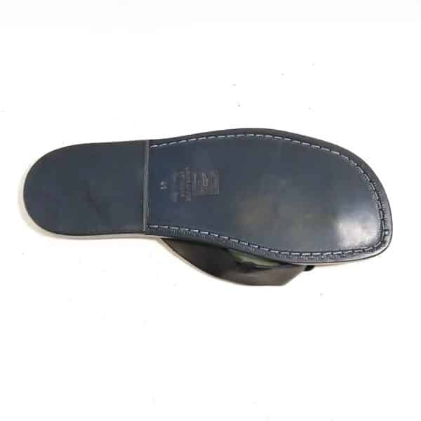 Men's leather thong slipper - Image 5