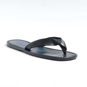 Men's leather thong slipper