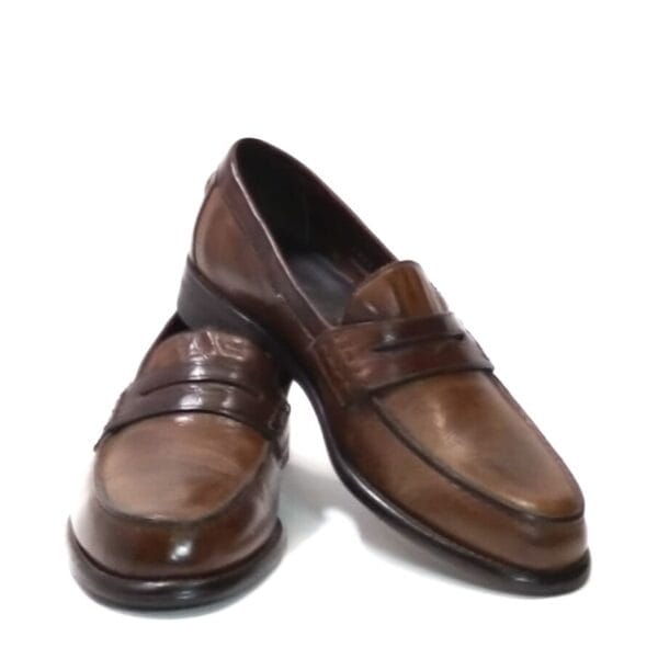 Men's leather moccasin
