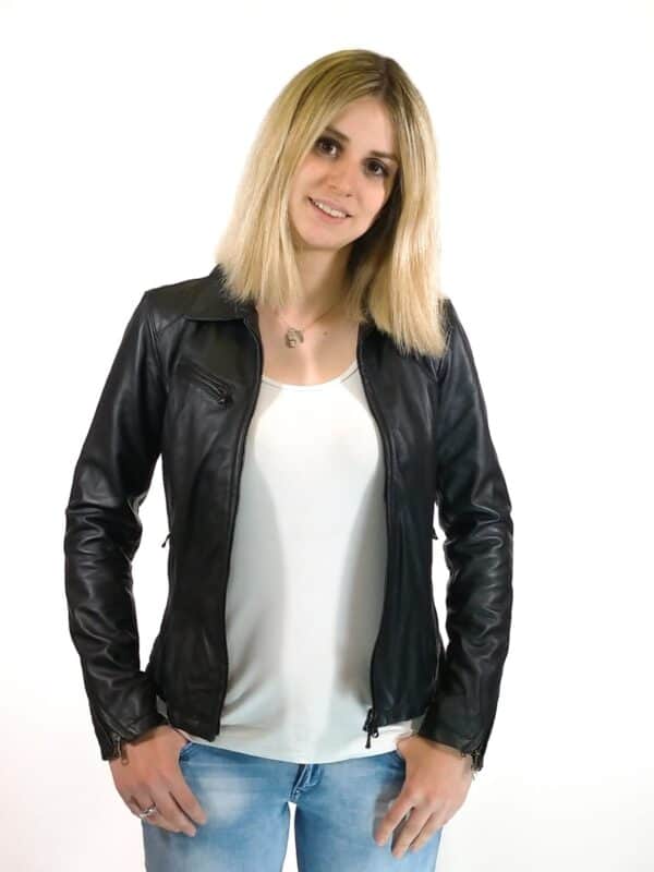 Giacca in pelle donna Irma Z - immagine 3