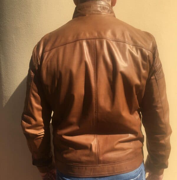 Pegaso Tuscany men's leather jacket hand-buffered - Image 3