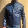 Pegaso Tuscany men's leather jacket hand-buffered