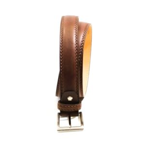Men's leather belt
