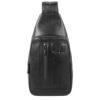Single shoulder bag in Piquadro leather