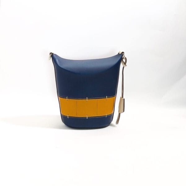 Boldrini Selleria leather two-tone bucket bag - Image 4