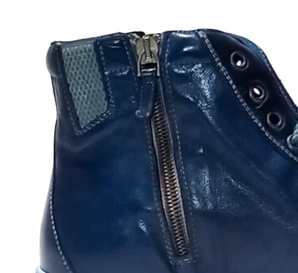 Women's leather high sneakers - Image 4