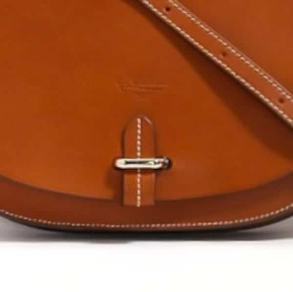 Leather bag/shoulder bag w/flap Boldrini Selleria - Image 3