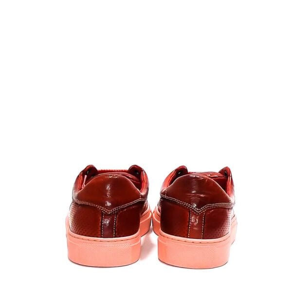 Sneakers bassa da donna in pelle - immagine 4