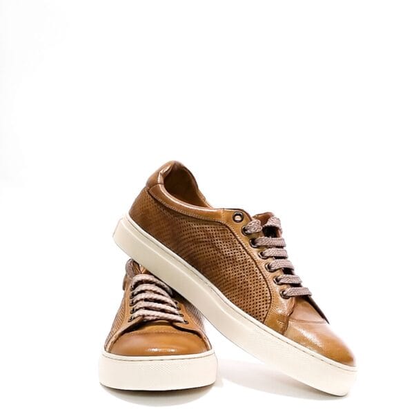 Sneakers bassa da uomo in pelle