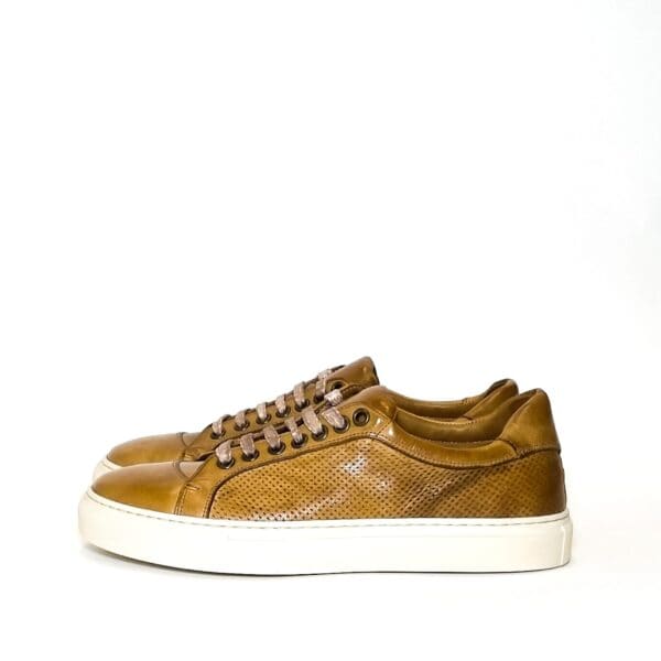Sneakers bassa da uomo in pelle - immagine 2