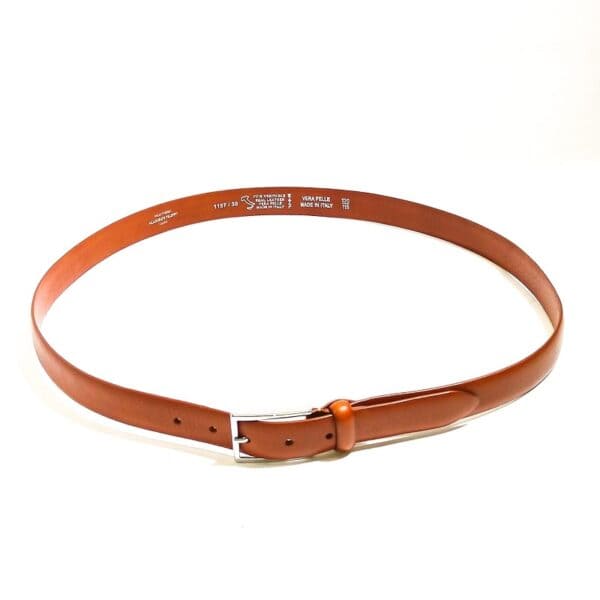Leather belt for men Pelletteria Allegrini Filippo - Image 2