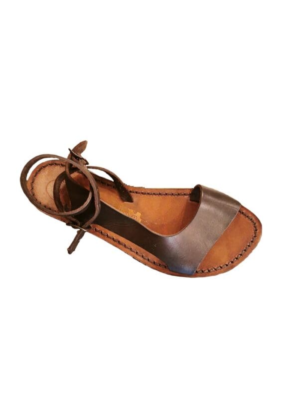 Sandalo in cuoio donna - immagine 7