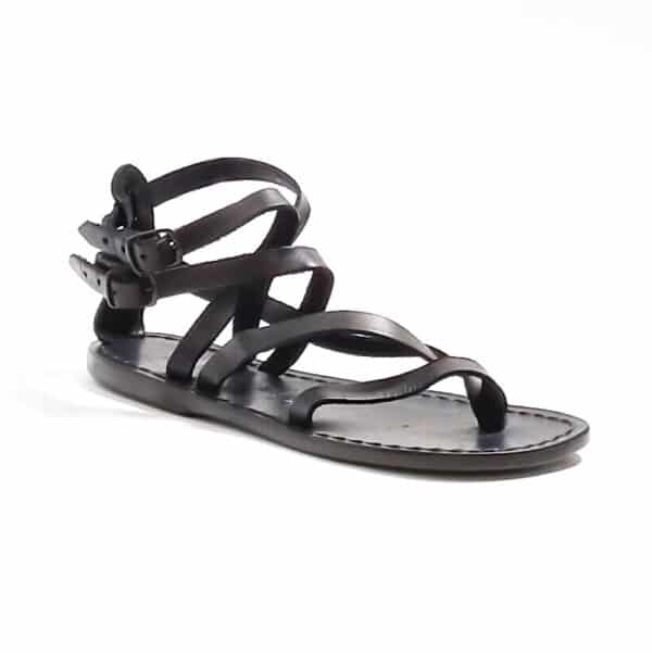 Woman slave leather sandal