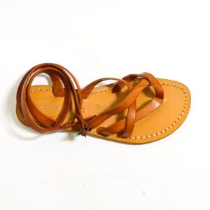 Woman slave leather sandal