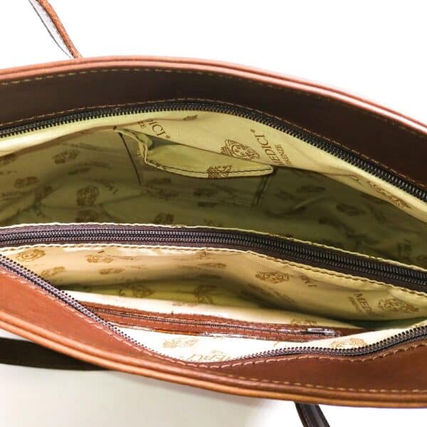 Leather shopper I Medici - Image 4