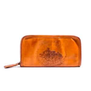 Campomaggi leather wallet w/print