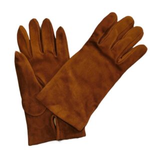 Guanto donna in pelle scamosciata