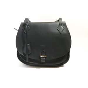 Leather bag/shoulder bag w/flap Boldrini Selleria