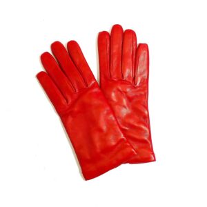 Guanto donna liscio in pelle