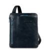 Leather bag carries the Piquadro Blue Square pads