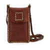 Campomaggi leather mobile phone holder
