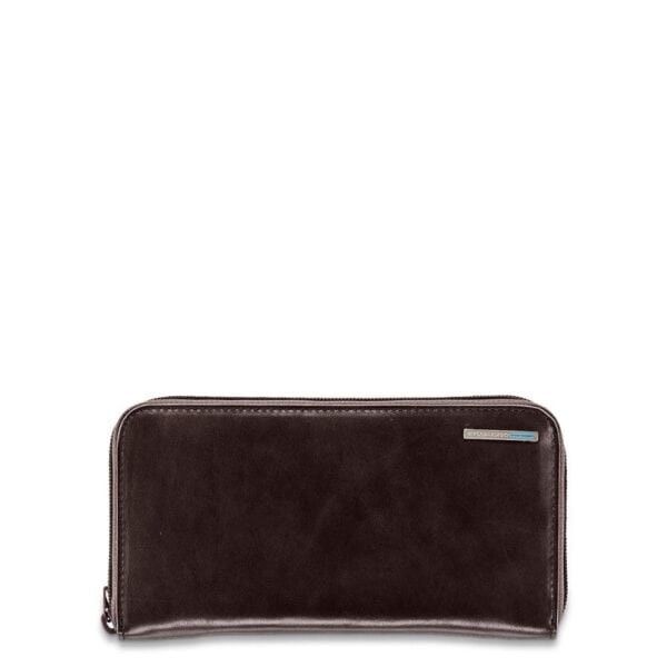 Leather wallet Blue Square Piquadro