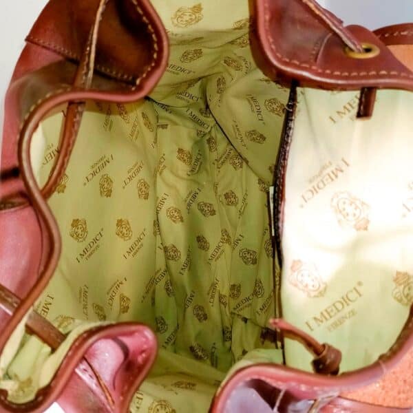 I Medici large leather backpack - Image 3
