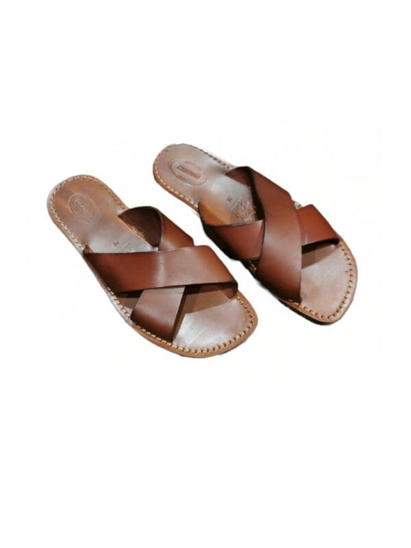 Men's leather bread slipper - Image 2