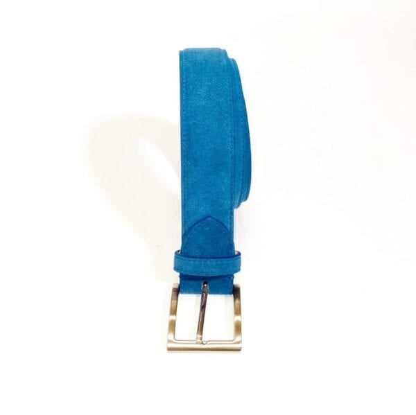 Men's suede leather belt