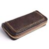 Campomaggi leather wallet with rivets