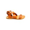 Women's cross-leather sandals