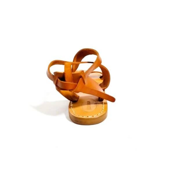 Women's cross-leather sandals - Image 3