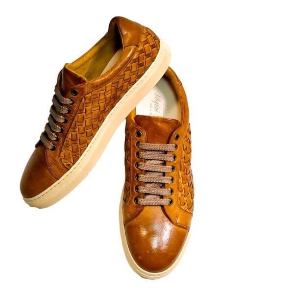 Braided men's sneakers