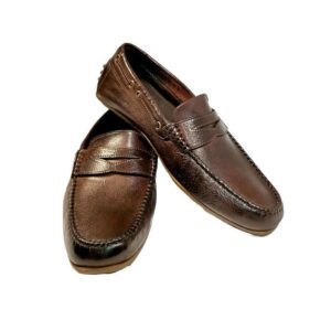 Men's leather moccasin